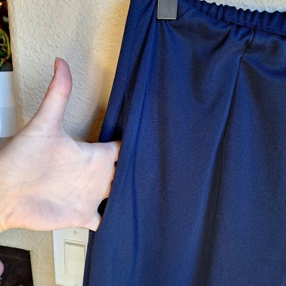 Diane Von Furstenberg dark blue trousers medium - Picture 2 of 6